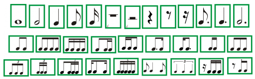 Notes and Rests Cards