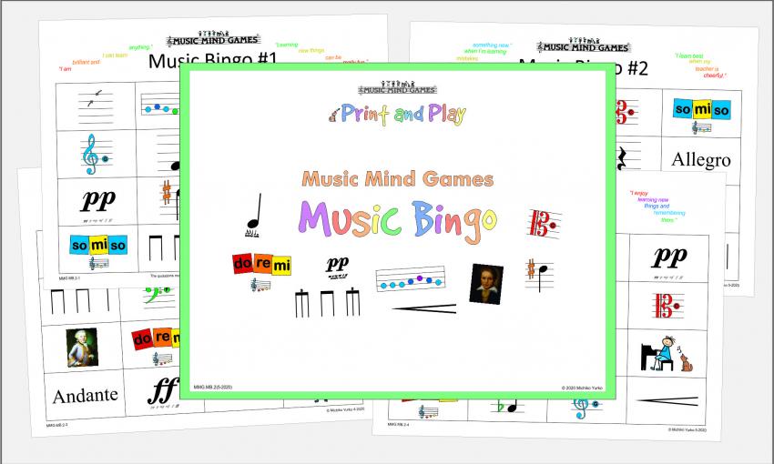 Music Bingo Game (PDF)