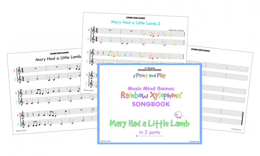 Rainbow Xylophone Songbook (PDF)